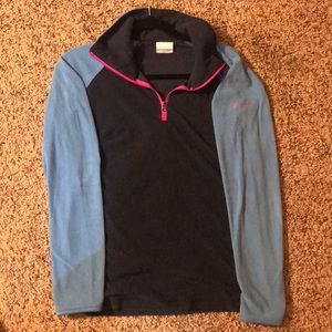Columbia fleece quarter zip size M